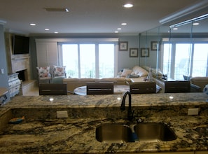 Sink/Bar/Dining Table/Living Room