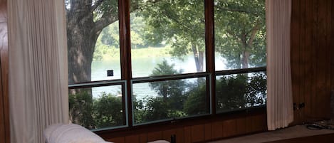 River view from the living room