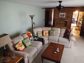 LIVING ROOM LOOKING TOWARD KITCHEN