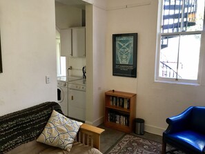 Living room looking towards hallway