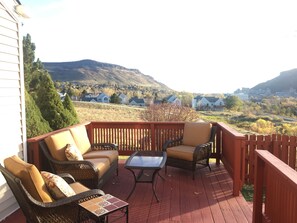 Expansive views from everywhere in this townhouse