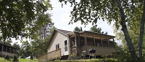 lakeside view of Birch cabin#2