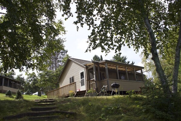 lakeside view of Birch cabin#2