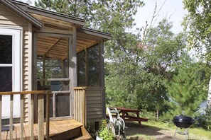 Brich cabin #2 screened porch