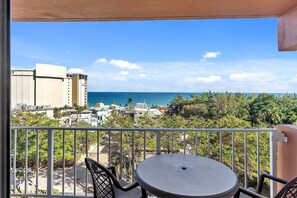 Balcony with seating