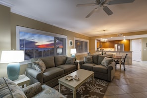 This gorgeous Vacation Home sleeps 12 comfortably in 4 spacious Bedrooms.