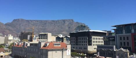 View of Table Mountain from the apartment balcony