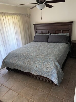 Cal King Bed in Master Bedroom