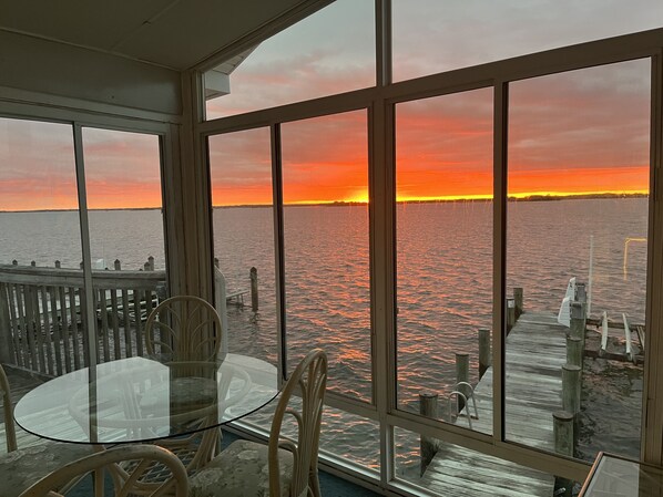 Another beautiful sunset taken from the sunroom