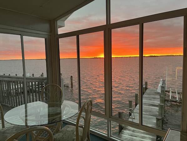 Another beautiful sunset taken from the sunroom