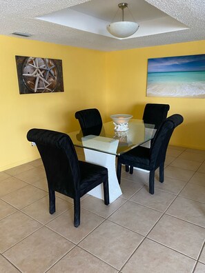 Dining room area. 