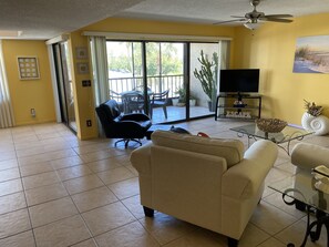 1st view after entering condo form hallway entrance. 