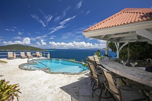 Inviting Pool with Expansive Views and a Pool Bar!
