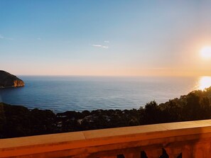 Blick von der Unterkunft