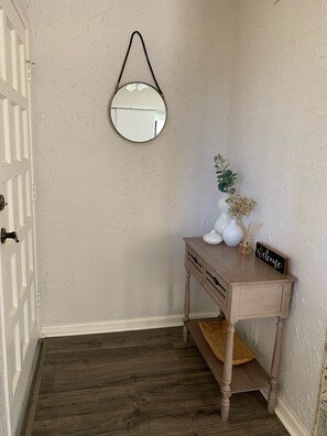 Front door & entryway.