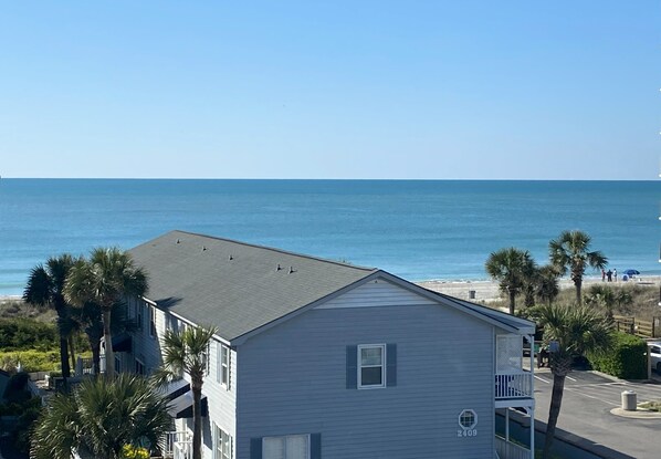 View from the 26 foot balcony
