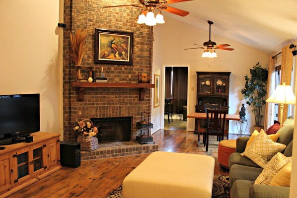 Living Room as you Step in From the Front Door
