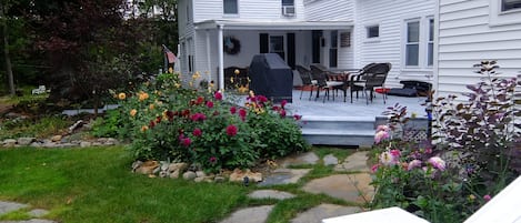 Spacious deck and Weber BBQ