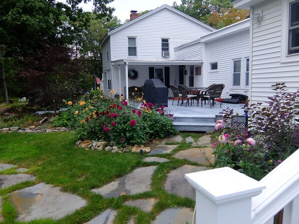 Spacious deck and Weber BBQ