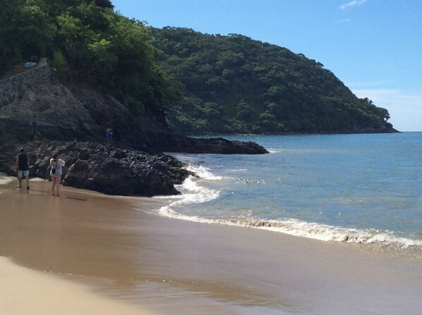 Beautiful beach area just foot steps away from the front gate