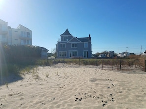 Backyard view from Volleyball Court