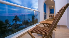 View from one of the oceanview villas.