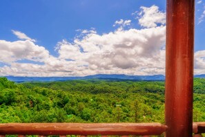 Blick von der Unterkunft
