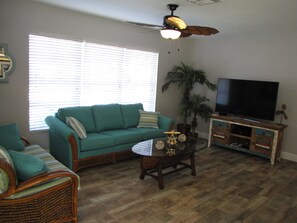 55" led TV with HBO and Blu Ray player