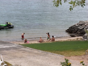 View of the River from the patio table