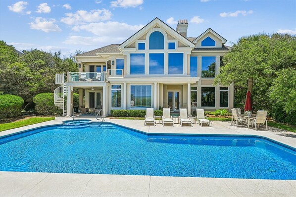 8 Junket   Beautiful Direct Ocean Front Luxury Home in Palmetto Dunes