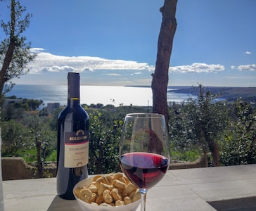 Terraza Belvedere con vistas al mar