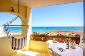 Balcony swing chair! And beach