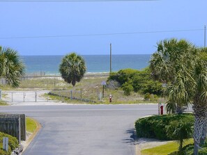 Gulf View from Front Porch of Condo