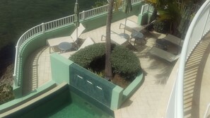 Private Patio for Spinnaker Condos