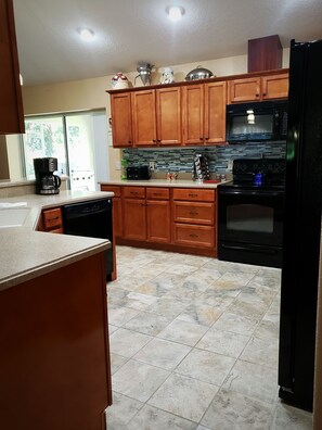 Entering kitchen from living room
