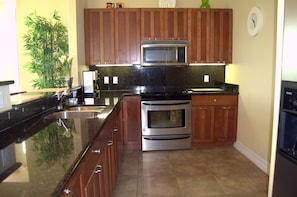 open, bright, modern kitchen