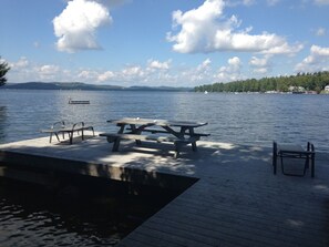 View from private dock