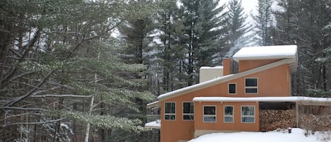 Crossett Hill Lodge in winter