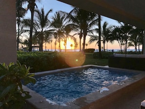 Our Jacuzzi at Dawn