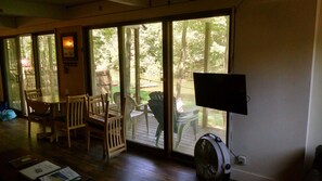 32 inch smart TV . new 2018.
The windows offer real life viewing.