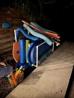 Pool floats and toys