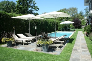 Poolside views on a perfect day.