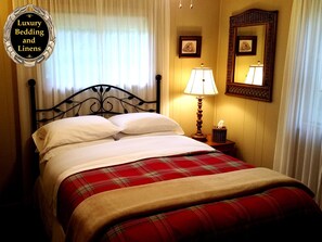 Luxury Bedding and tasteful decor