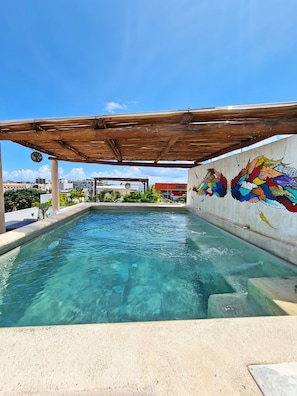 Rooftop pool
