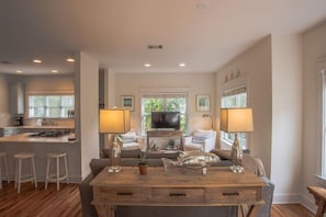 View from entry into main living area