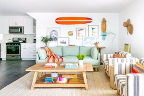 Bright and airy living room.