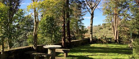 Outside eating area