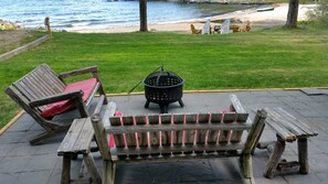 Patio in Front of the Cottage
