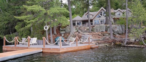 View of cottage from water