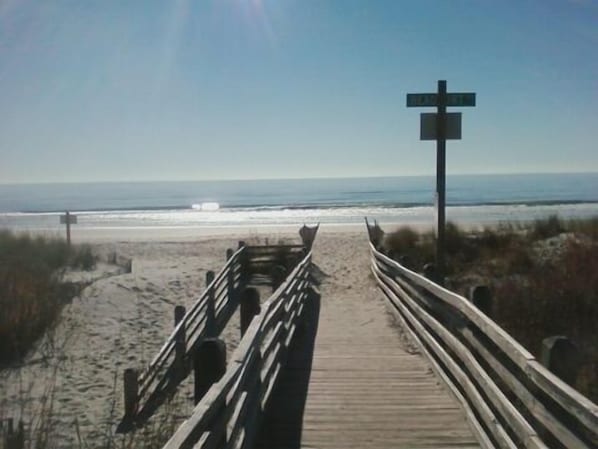 Walkway to the beach only 200 yards away.